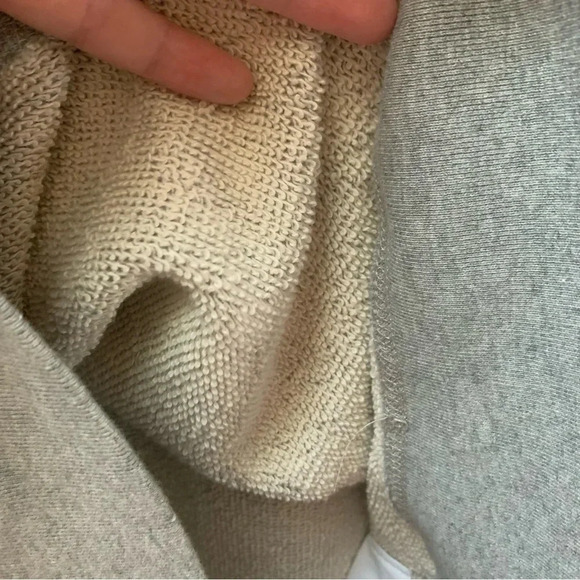 J.Crew Heather Gray Jeweled Embellished Glam Sweatshirt Sweater Top  S - Picture 8 of 12